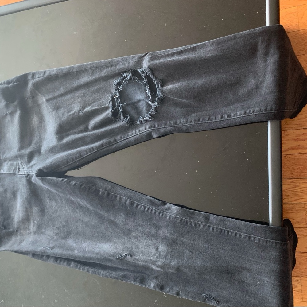 AMIRI Black Relaxed Distressed Men's Jeans